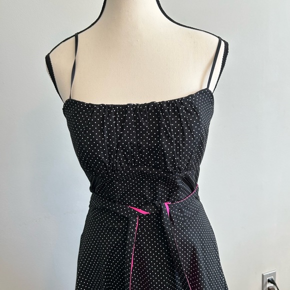 RETRO RUBY ROX Polka Dot Midi Swing Dress Size 8 - Picture 6 of 7